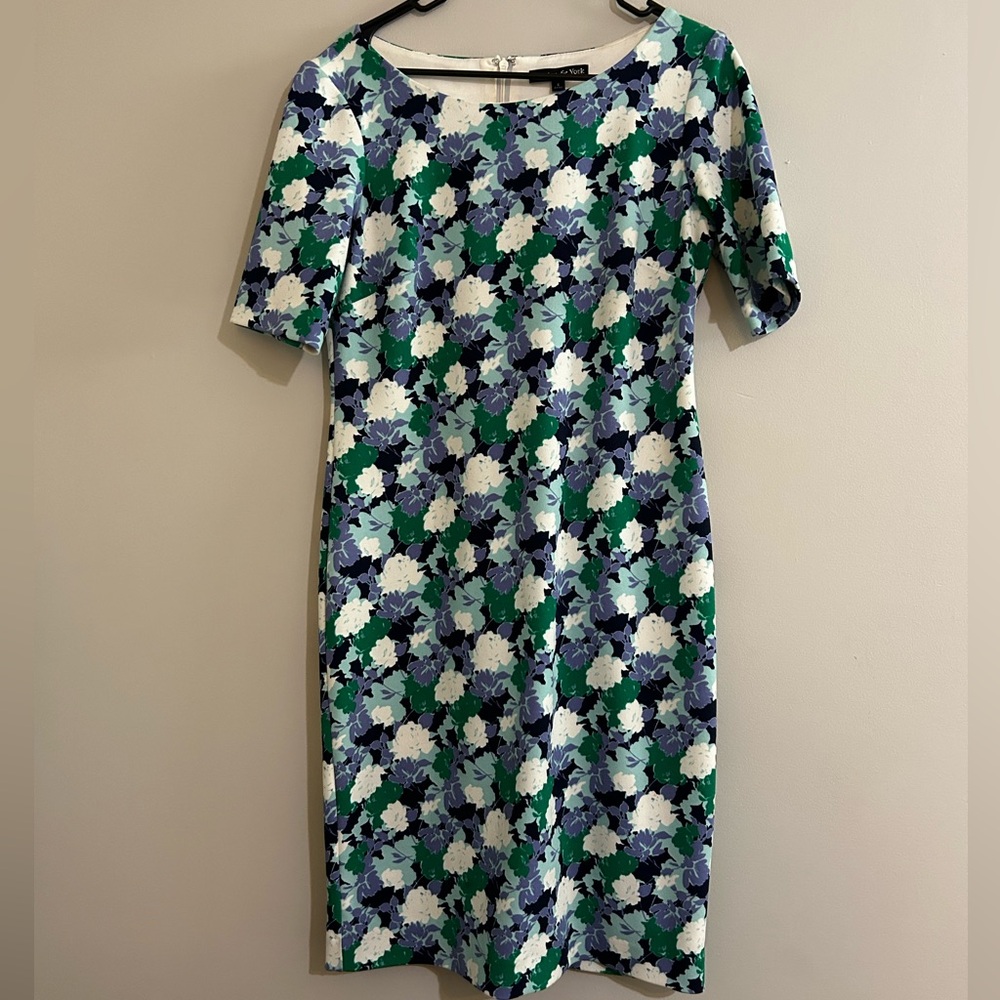 Preston & York Blue and Green Floral Size 6